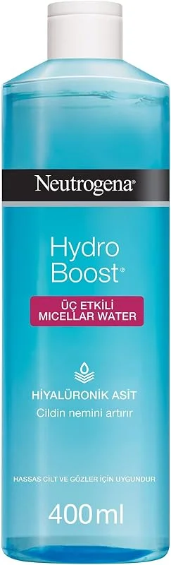 Neutrogena Hydro Boost Üç Etkili Hiyalüronik Asit İçeren Micellar Water 400 Ml — Cilt bakımı