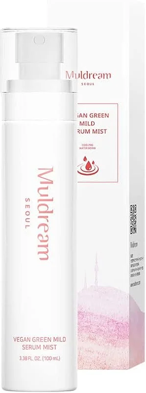 Vegan Green Mild Serum Mist Hassas ve Akneli Cilt Sebum Dengeleyici Sprey Serum Kore 100ml — Cilt bakımı