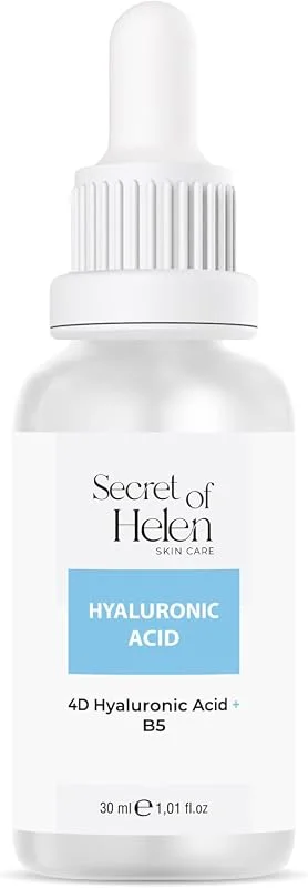 Secret Of Helen, Hyaluronik Asit Serum 30 ml, Yoğun Nemlendirme & Cilt Bariyeri Güçlendirme, 4D Hyaluronic Acid +B5 — Cilt bakımı