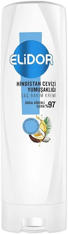 Elidor Saç Bakım Kremi Hindistan Cevizi Yumuşaklığı 350 ml — Saç bakımı