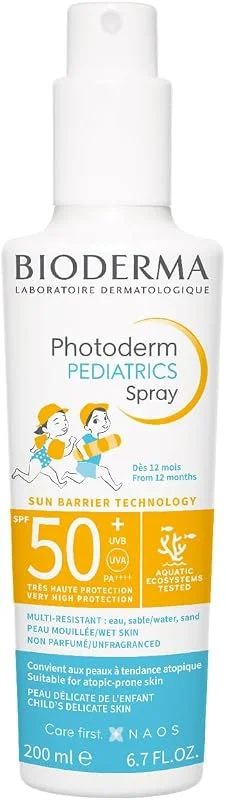 Bioderma Photoderm Pediatrics Spray SPF50+ Bebek, Çocuk Çok Yüksek Korumalı Sprey Formda Güneş Kremi 200 ml — Cilt bakımı