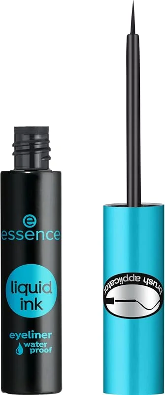 Essence Cosmetics Likit Eyeliner Suya Dayanıklı Siyah 01 — Makyaj