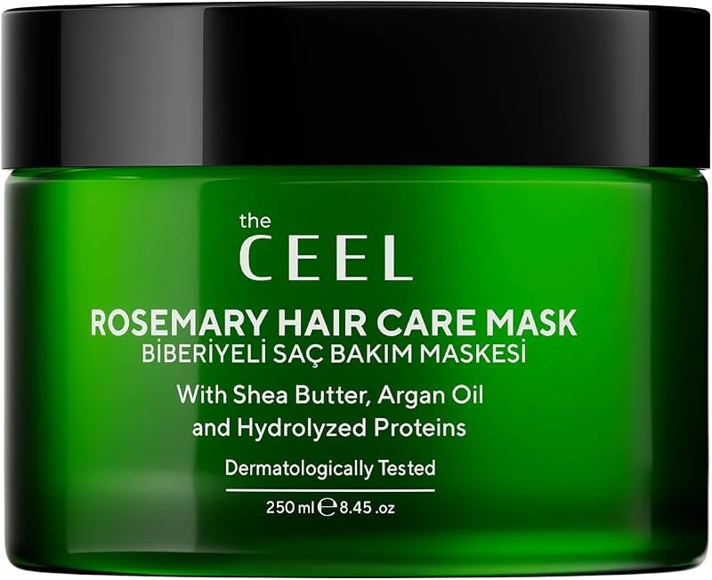 The Ceel Saç Bakım Maskesi 250 ml - Biberiye Özlü, Shea Yağı, Argan Yağı ve Hidrolize Protein İçeren Nemlendirici & Besleyici Saç Maskesi, Tüm Saç Tipleri — Cilt bakımı