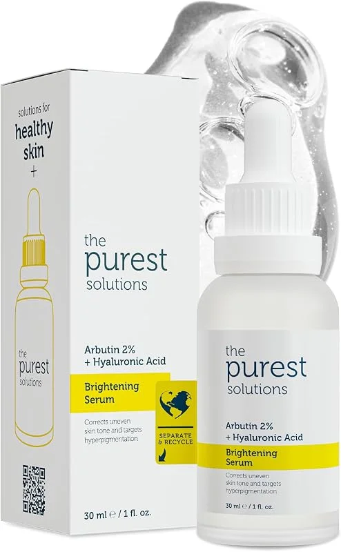 The Purest Solutions, Leke Karşıtı ve Leke Görünümü Önleyici Arbutin Cilt Bakım Serumu 30 ml (Arbutin%2 + Hyaluronic Acid) — Cilt bakımı