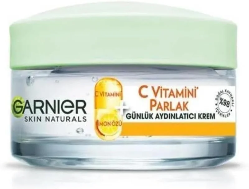 Garnier C Vitamini Parlak Günlük Aydınlatıcı Nemlendirici Krem 50ml — Cilt bakımı