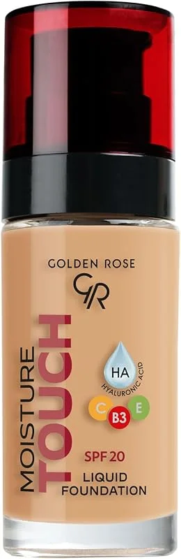 Golden Rose Moisture Touch Foundation No: 115 - Hyaluronik Asitli Nemlendirici Fondöten SPF 20-30 ml — Makyaj