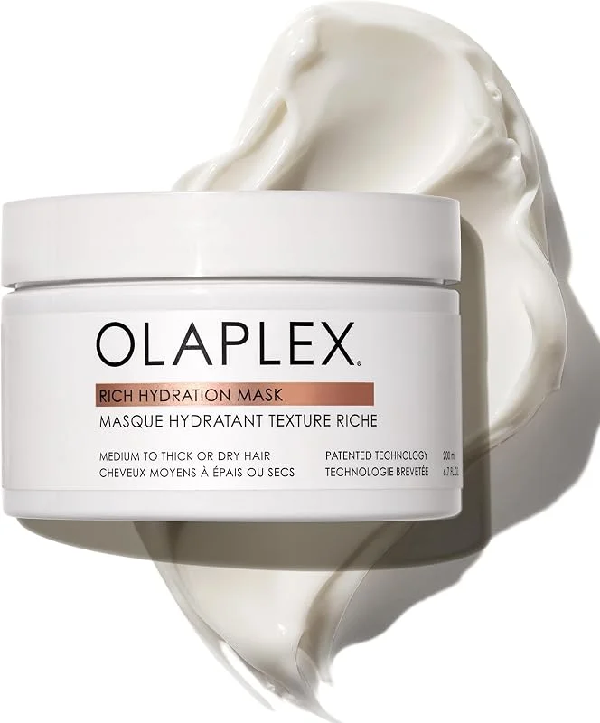 Olaplex Zengin Nemlendirme Maskesi: Kuru veya Orta ila Kaba Saçlar İçin Kabarmayı Nemlendirmek ve Kontrol Etmek İçin Kütikül Sızdırmazlık Maskesi, 200 ml, 6.7 Fl. Oz. — Saç bakımı