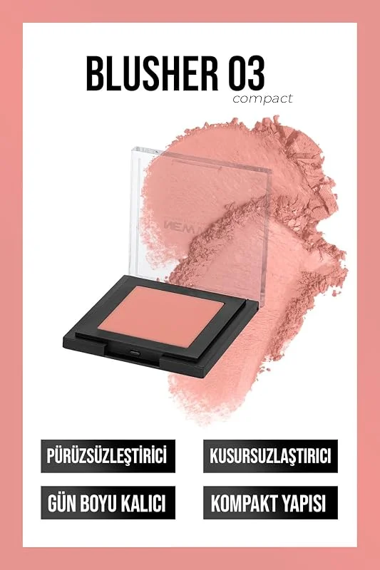 New Well Powder Blusher 03 Toz Allık, 8680923351063 — Makyaj