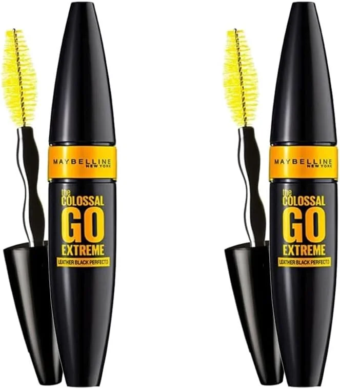 Maybelline New York The Colossal Go Extreme Leather Black Maskara - Ekstra Siyah 2'li — Makyaj