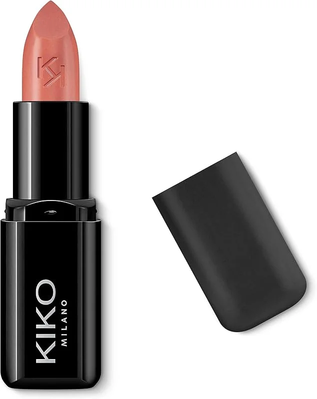 Kiko Milano Ruj - Smart Fusion Lipstick - 404 Rosy Biscuit - İpeksi Parlak Lipstick — Makyaj