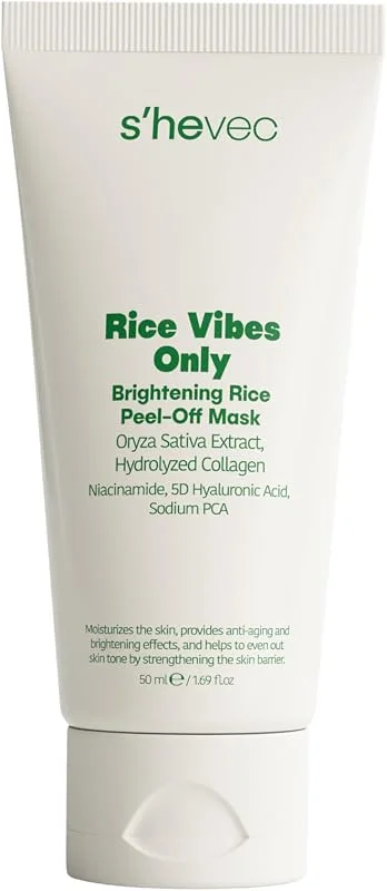 She Vec Rice Vibes Only – Aydınlatıcı Pirinç Maske (%100 Vegan) — Cilt bakımı