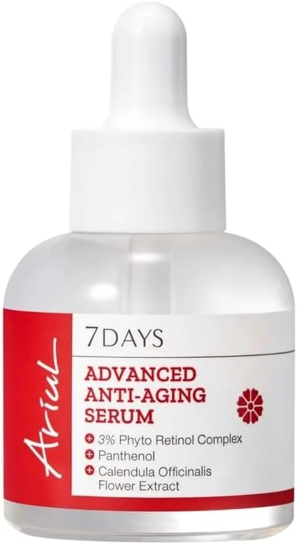 Ariul 7 Days Advanced Anti-Aging Serum 20ml -%3 Fito Retinol Kompleks Yaşlanma Karşıtı Vegan Serum — Cilt bakımı