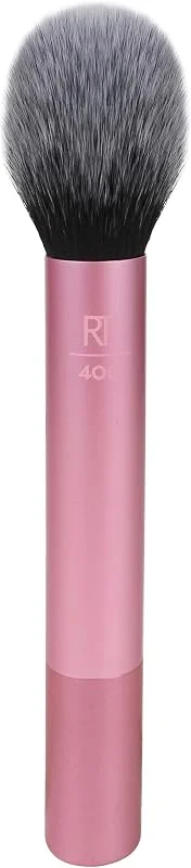 Real Techniques Ultra Peluş Allık Makyaj Fırçası, Gevşek, Krem veya Sıkıştırılmış Allık İçin, Rosy Glow Yanaklar, Kabarık Pudra Fırçası, Alüminyum Halkalar, Sentetik Kıllar, Vegan ve Zulüm İçermez, 1