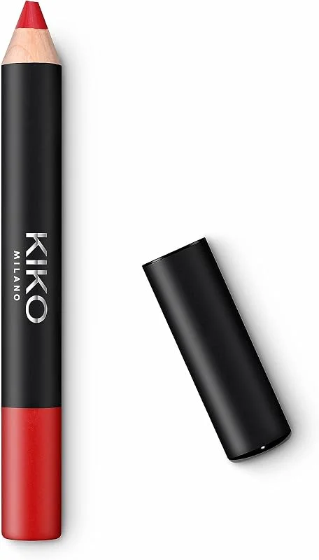 Kiko Milano DUDAK PARLATICISI - Smart Fusion Matte Lip Crayon - 05 Strawberry Red — Makyaj