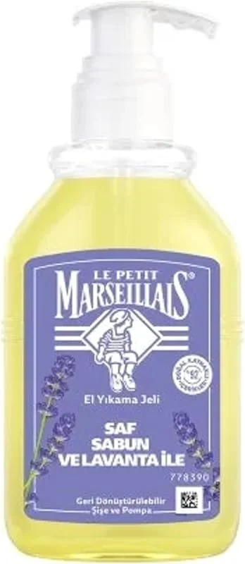 Le Petit Marseillais El Yıkama Jeli Saf Sabun ve Lavanta ile (300 ml) — Cilt bakımı