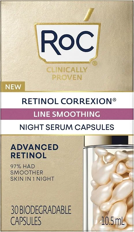 RoC Retinol Correxion Line Smoothing Kırışıklık Karşıtı Kapsül Serum - 30 Adet — Cilt bakımı