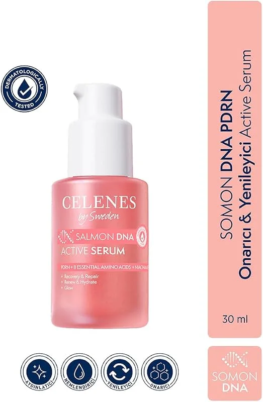 Celenes By Sweden Somon DNA PDRN Onarıcı & Yenileyici Active Serum, 30 ml — Cilt bakımı