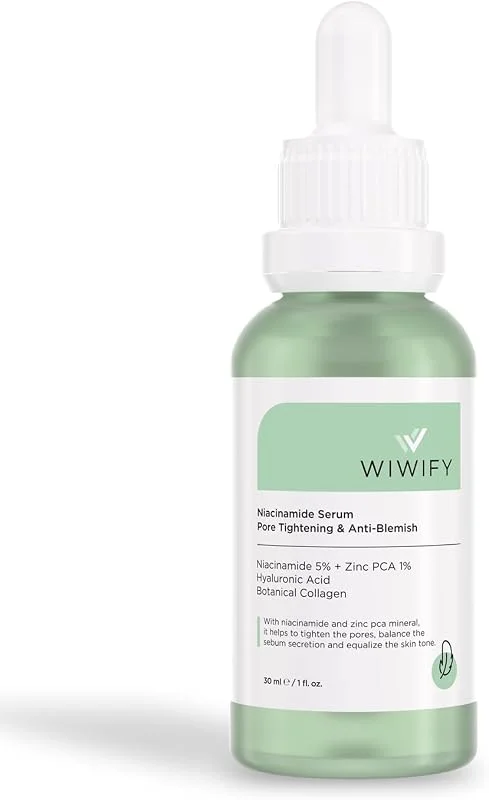 WIWIFY Gözenek Sıkılaştırıcı Anti Akne Ton Eşitleyici Botanikal Kolajen Serum (niacinamide 5%+zınc Pca 1%) NIACINAMIDE SERUM — Cilt bakımı