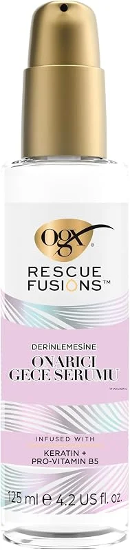 OGX Rescue Fusions Onarıcı Gece Saç Serumu 125 ml — Saç bakımı