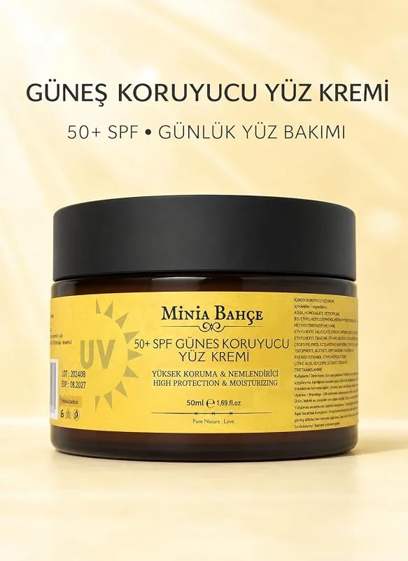 50 SPF Güneş Koruyucu Yüz Kremi 50 ml — Cilt bakımı