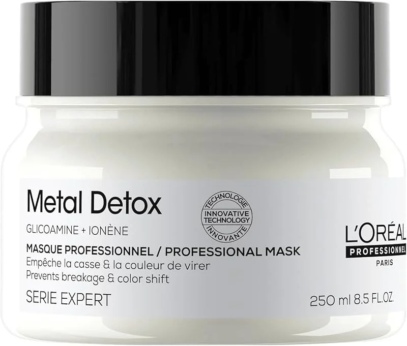 L'Oréal Professionnel Serie Expert Metal Detox Saç Maskesi 250 ml - İşlem Görmüş ve Boyalı Saçlar İçin Kırılma Karşıtı Koruyucu Maske — Saç bakımı