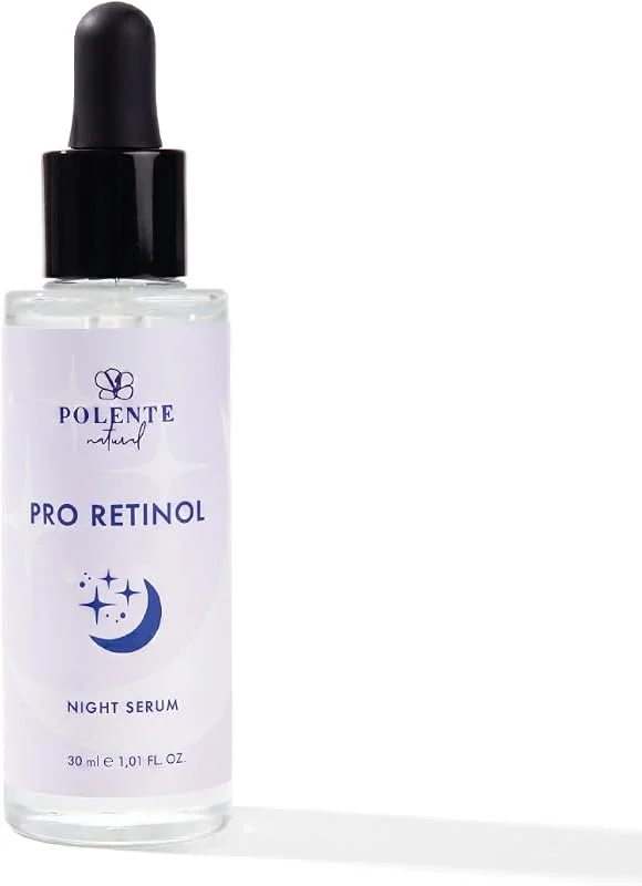 Polente Natural Pro Retinol Night Serum, Retinol İçeren Yaşlanma, 30 ml — Cilt bakımı