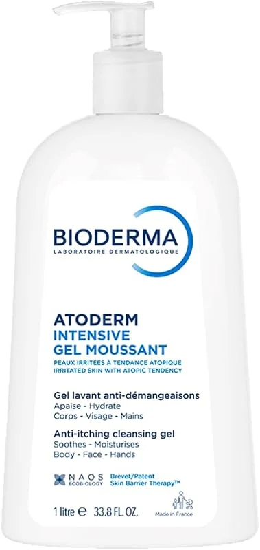 Bioderma Atoderm Intensive Foaming Gel Çok Kuru ve Atopi Eğilimli Ciltler için Niasinamid İçeren Onarıcı Temizleme Jeli Bebek, Çocuk ve Yetişkin Kullanımına Uygun — Cilt bakımı
