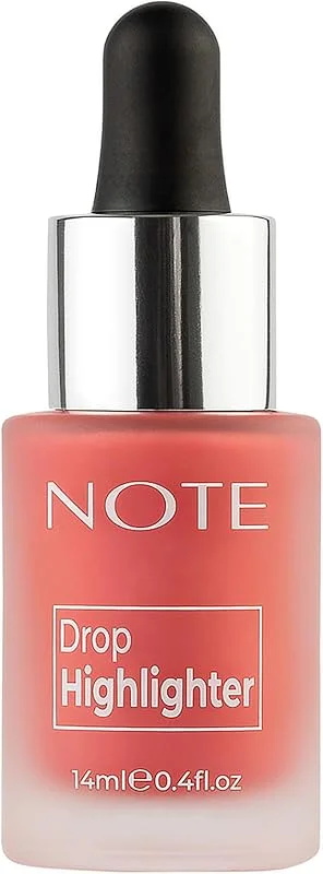 Note Cosmetics Drop Highlighter 01 Pearl Rose Işıltılı Likit Aydınlatıcı — Makyaj