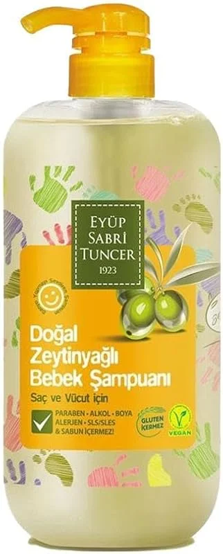 Eyüp Sabri Tuncer Doğal Zeytinyağlı Bebek Şampuanı (600 Ml) — Saç bakımı