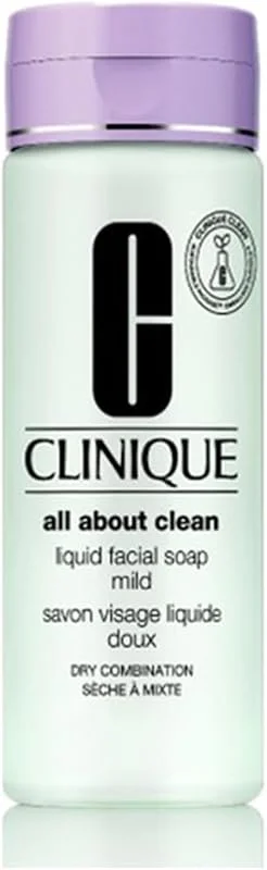 Clinique Liquid Facial Soap Mild, Yüz Temizleme Jeli, 200 ml — Cilt bakımı