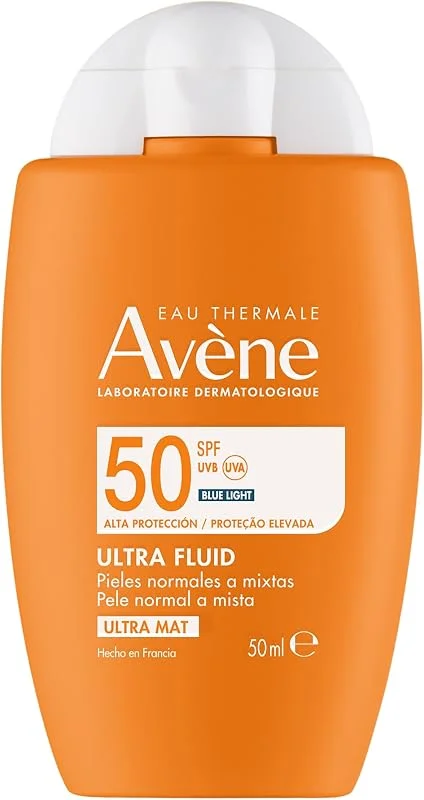 Avene Ultra Fluid Invisible Normal, Karma Ciltler İçin Akışkan SPF 50 Güneş Kremi 50 ML — Cilt bakımı