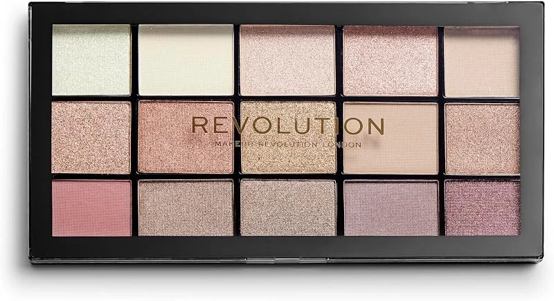Revolution Beauty London Reloaded Iconic 3.0 15'li Mat ve Işıltılı Far Paleti — Makyaj