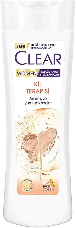Clear Women Kil Terapisi Arınmış ve Yumuşak Saçlar Kepeğe Karşı Etkili Şampuan 350 ml — Saç bakımı