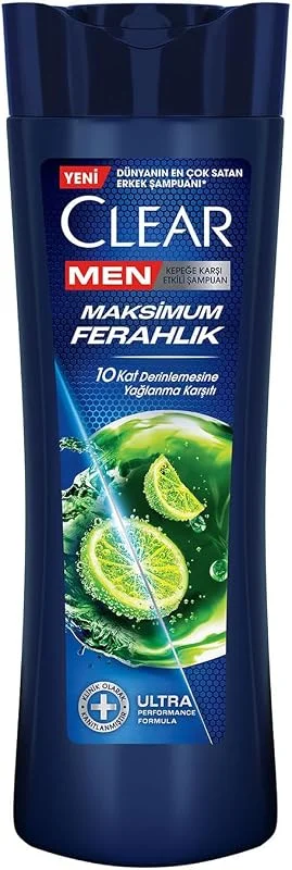 Clear Men Kepeğe Karşı Etkili Şampuan Maksimum Ferahlık 350 ml — Saç bakımı