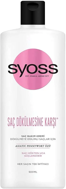 Syoss Pure Smooth - Ağırlaştırmadan Besleyen Saç Bakım Kremi 500 ml — Saç bakımı