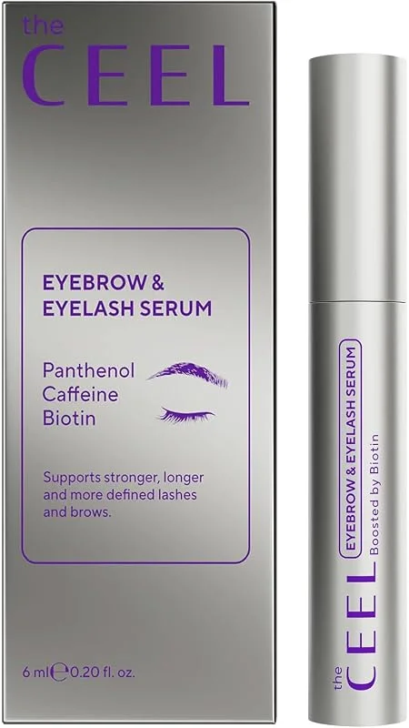 The Ceel Kaş ve Kirpik Bakım Serumu 6 ml - Peptit Kompleks, Arginine, Hint Yağı ve Biotin İçeren Besleyici ve Nemlendirici Kaş Kirpik Bakımı, Daha Dolgun ve Bakımlı Görünüm — Cilt bakımı