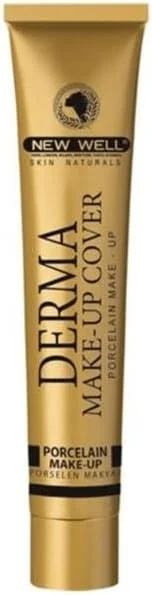 new well Yoğun Kapatıcı Fondöten - Derma Make Up Cover 01 Gold 30 ml 8680923304816 — Makyaj