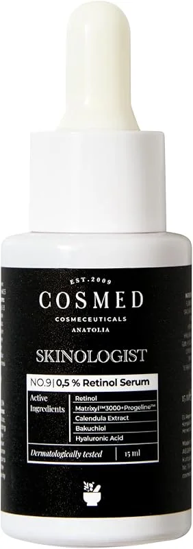 Cosmed Retinol (%0.5) ve Peptit İçeren Yenileyici Serum 15 ml — Cilt bakımı