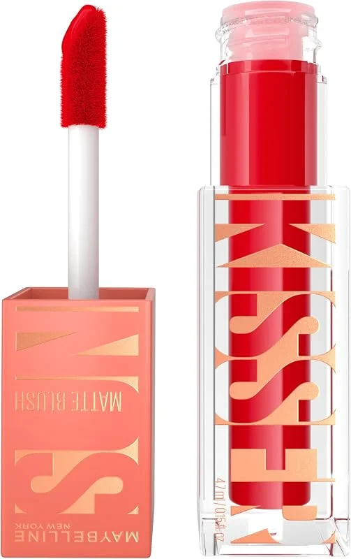 Maybelline New York Sunkisser Hazy Matte Likit Allık - 36 Spicy Red — Makyaj