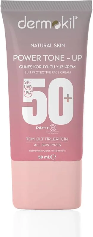 Dermokil Power Tone Up Güneş Koruyucu Yüz Kremi 50 ml — Cilt bakımı