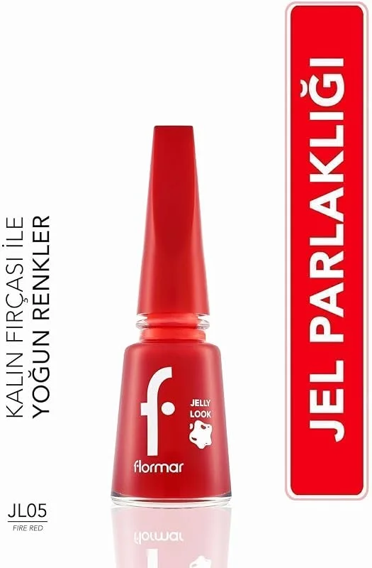 Flormar Oje - Jelly Look Nail Enamel Jl04 Scarlet 8690604233625 — Makyaj