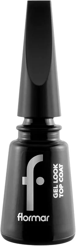 Gel Look Jel Görünüm Veren Oje Koruyucu Top Coat Tırnak Cilası — Makyaj