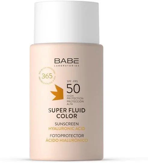 Laboratorios Babe Super Fluid Color Renkli Yüz Güneş Kremi Spf 50+ 50 Ml — Cilt bakımı
