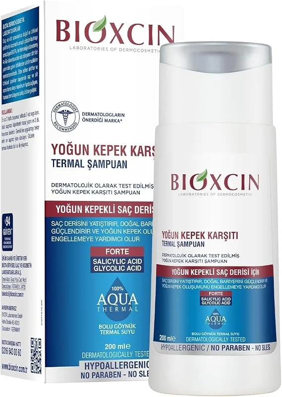 Bioxcin Aqua-Thermal Yoğun Kepek Karşıtı Termal Şampuan (1 x 200 ml) — Saç bakımı