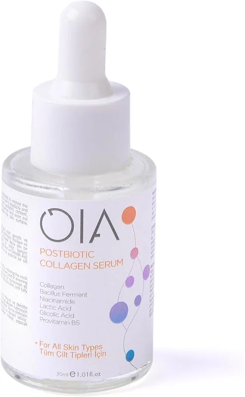 OIA Niacinamide Panthenol Postbiotic Collagen Serum 30 ml, Cilt Tonu Eşitleyici, Dolgunlaştırıcı — Cilt bakımı