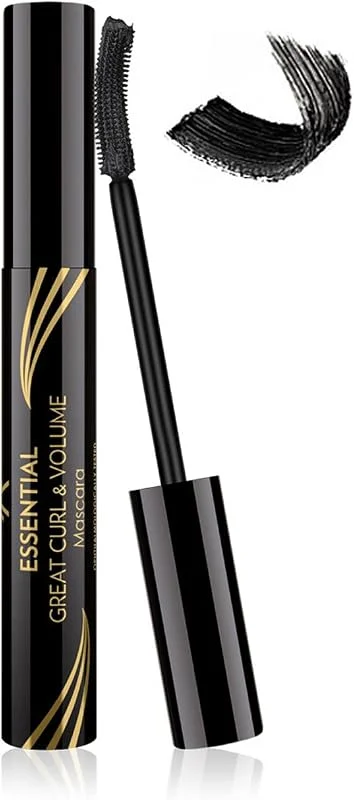 Golden Rose Essential Great Curl and Volume Mascara - Black - Kıvırma Etkili Hacim Veren Maskara — Makyaj