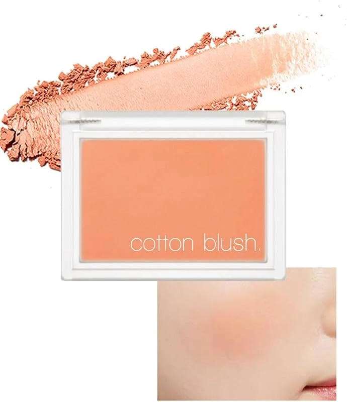 Missha Yumuşak Dokulu Kolay Sürülebilen Allık Cotton Blusher (Carrot Butter Cream) — Makyaj