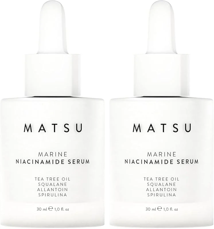 Matsu Professional Marine Algae, Aydınlatıcı ve Güçlendirici Niacinamide Cilt Serumu, 30 Ml (2 paketi) — Cilt bakımı