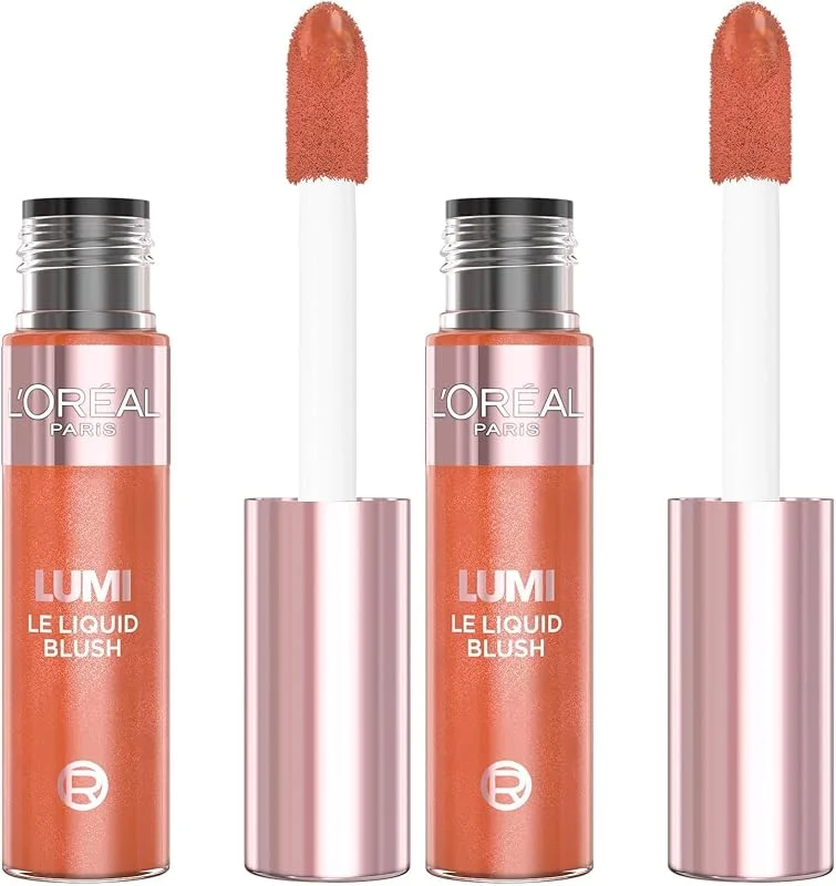 L'Oreal Paris Lumi Blush Likit Allık - 627 Glowy Warm Peach (2 paketi) — Makyaj