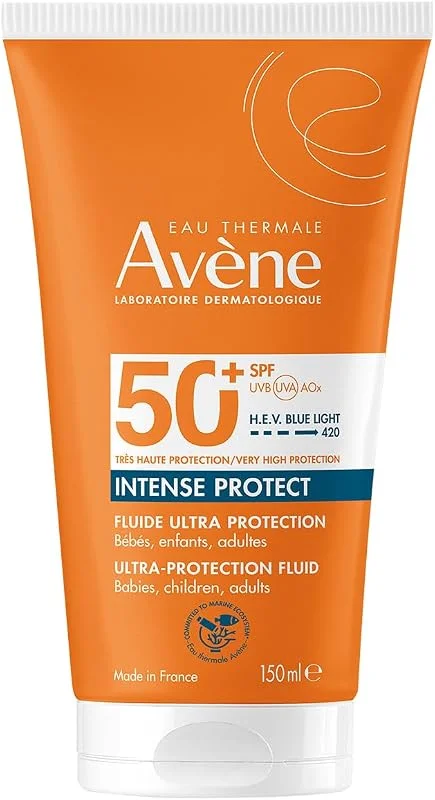 EAU THERMALE AVENE Intense Protect SPF 50+ Bebek, Çocuk Ve Yetişkinler İçin Yüksek Korumalı Güneş Kremi 150 ML — Cilt bakımı